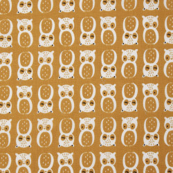 Printed Cotton CHOUNI Ochre / White